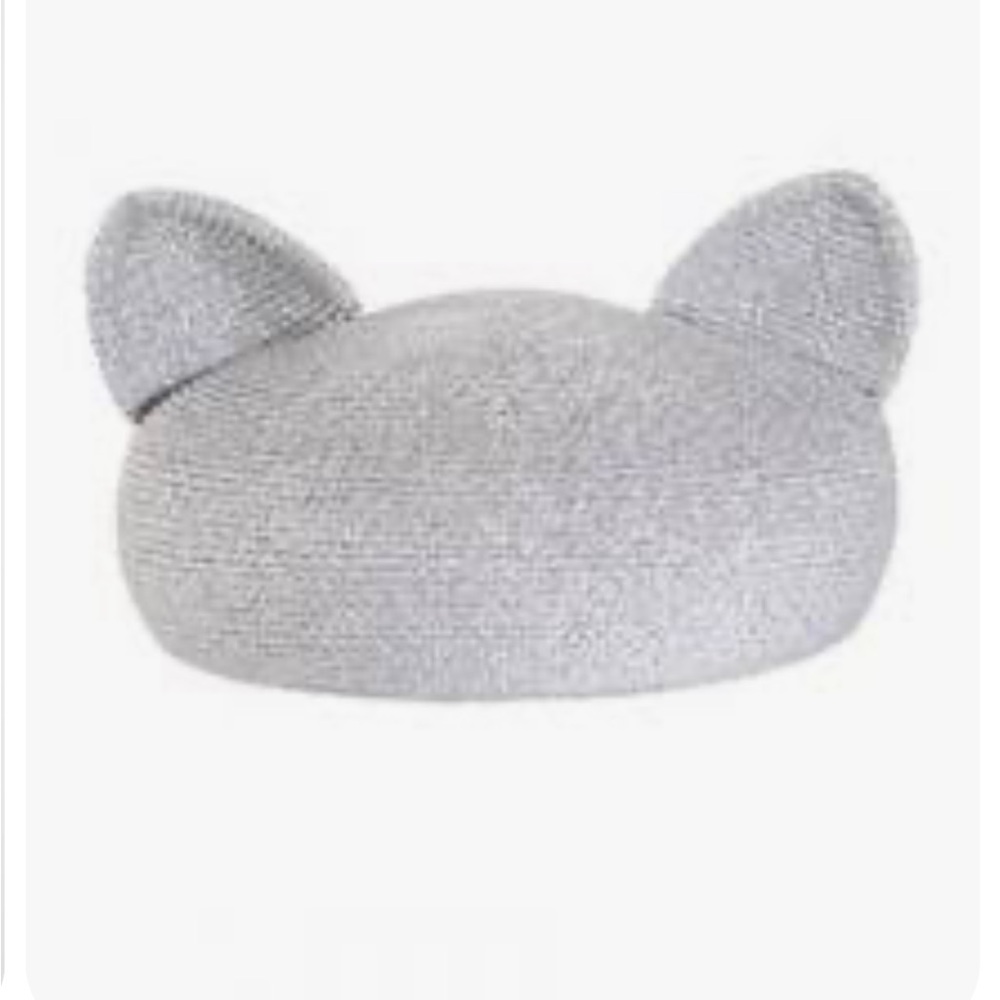 Eugenia Kim Metallic Cat Ears Beret Hat in Gold